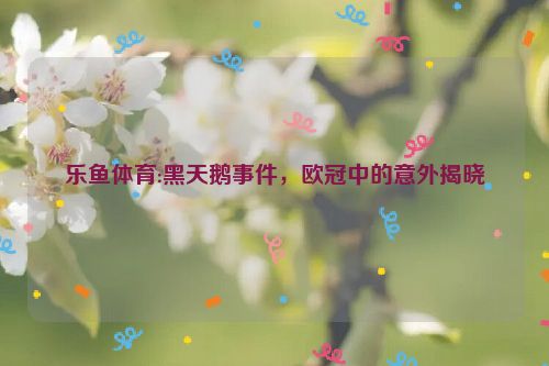 乐鱼体育:黑天鹅事件，欧冠中的意外揭晓